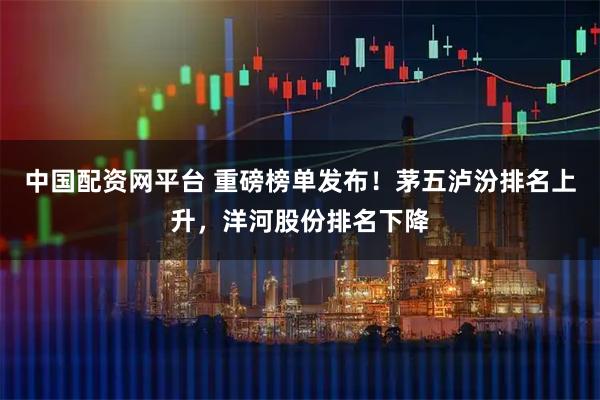 中国配资网平台 重磅榜单发布！茅五泸汾排名上升，洋河股份排名下降